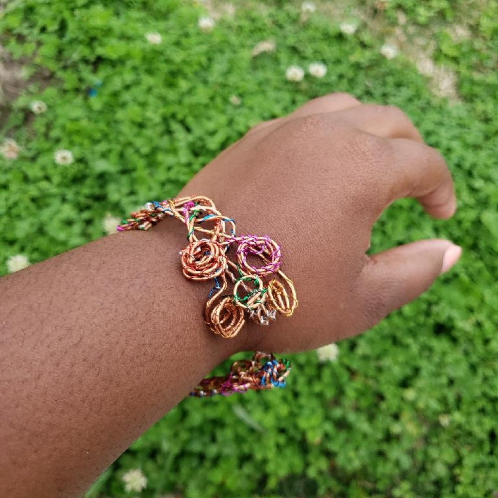 Unique Copper Bangle - image 2